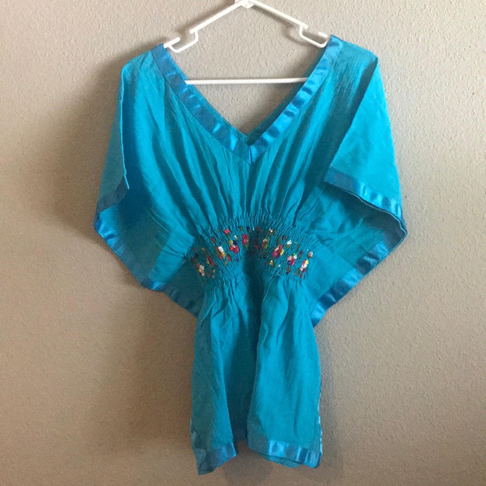 Mexican Manta Hanging Sleeves